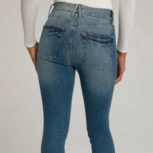 GOOD LEGS CROP RAW EDGE | BLUE473, SIZE 4/27